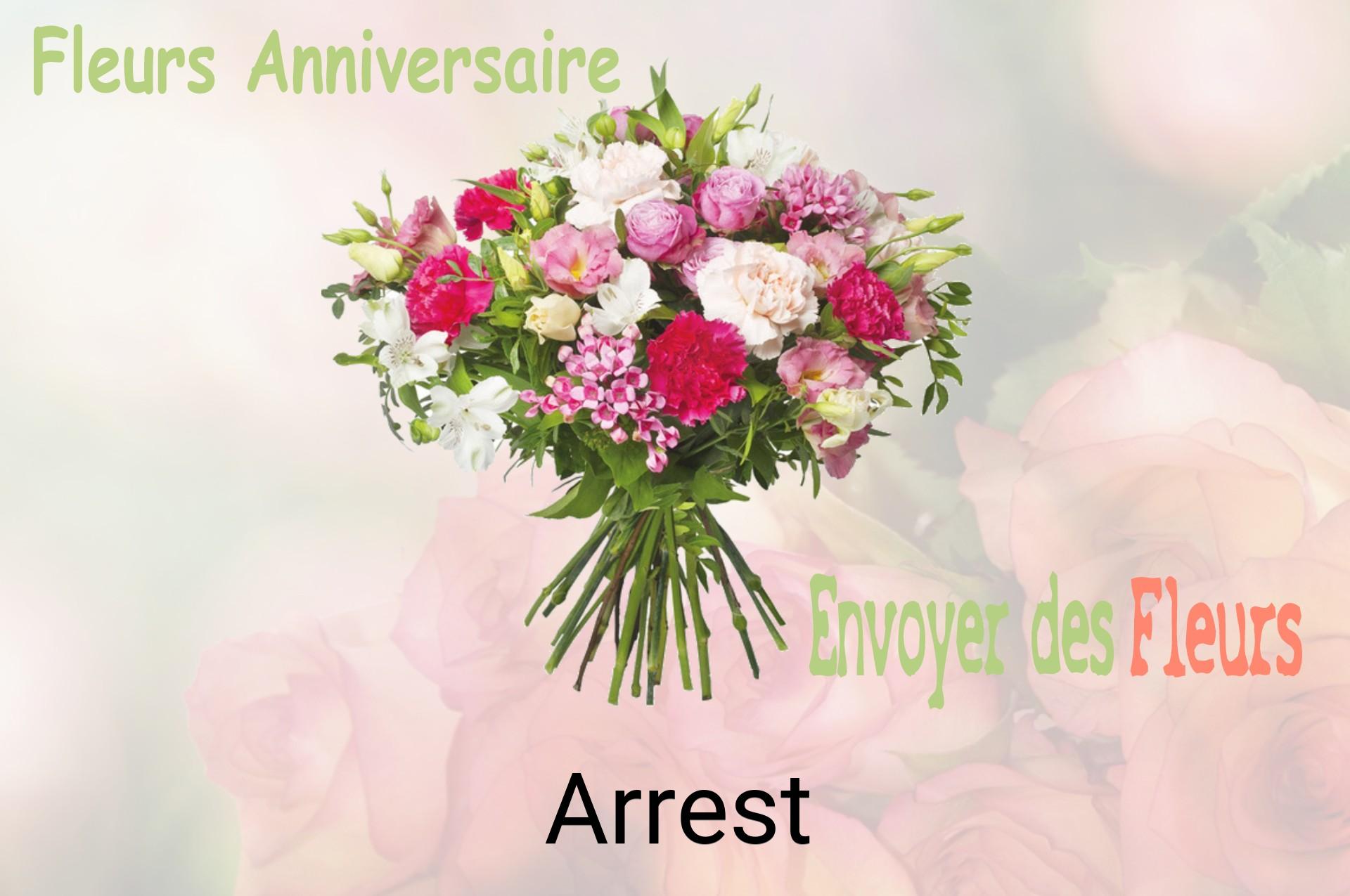 Bouquet de fleurs d’anniversaire livré à Arrest
